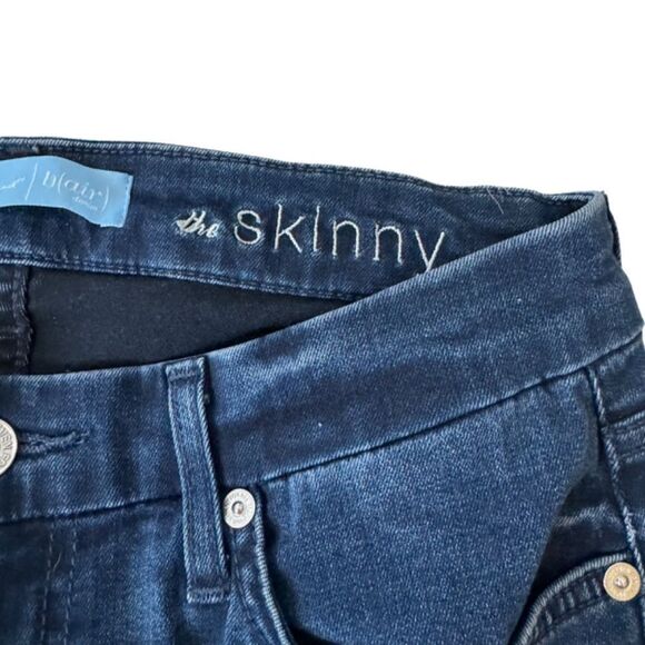 7 For All Mankind B(air) The Skinny Duchess Wash Jeans Sz 27 - Picture 6 of 10